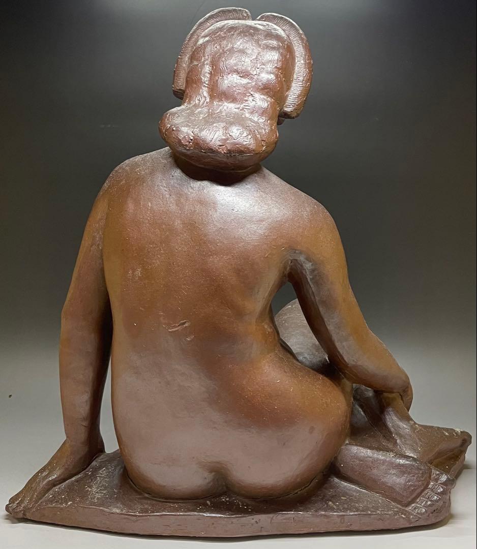 モンテパパ　昭和の名工　岡本錦朋　備前焼　裸婦像