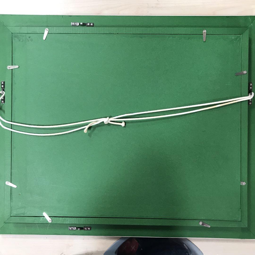 油彩画Ｆ6号 手書き肉筆画　ロンドンのタワーブリッジ　山下　清