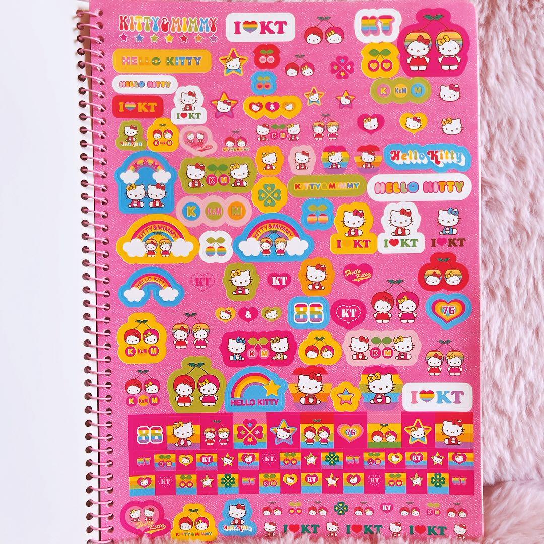 希少レア　ハローキティ　チェリー　レターセット　シール付きメモ　ノート　2002