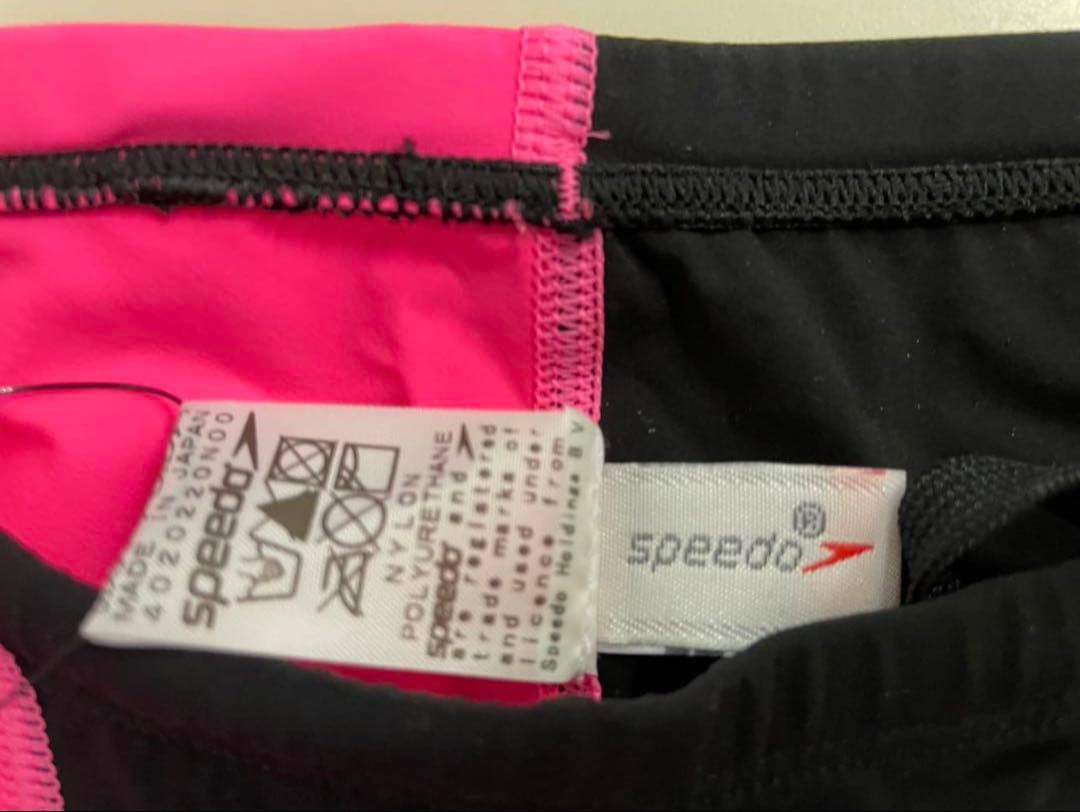 【高速水着】Speedo 競泳水着 L　ピンク/ブラック【新品未使用】