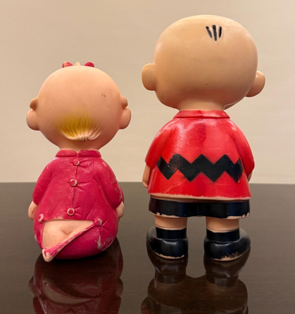 チャーリーブラウン ＆ サリー ソフビ ハンガーフォード 50s