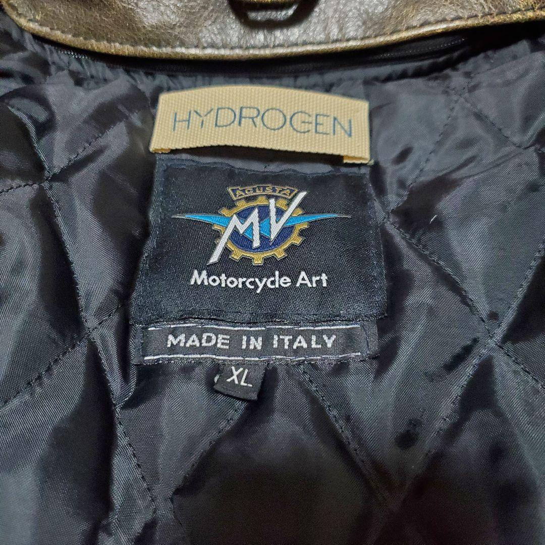 HYDROGEN　　MV AGUSTA ライダースジャケット　肩　肘パッド付き