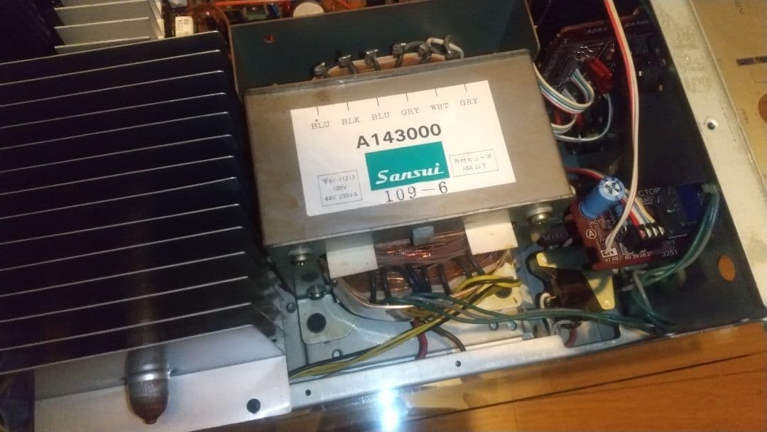 SANSUI AU-D707F ステレオプリメインアンプ メンテナンス施工済み