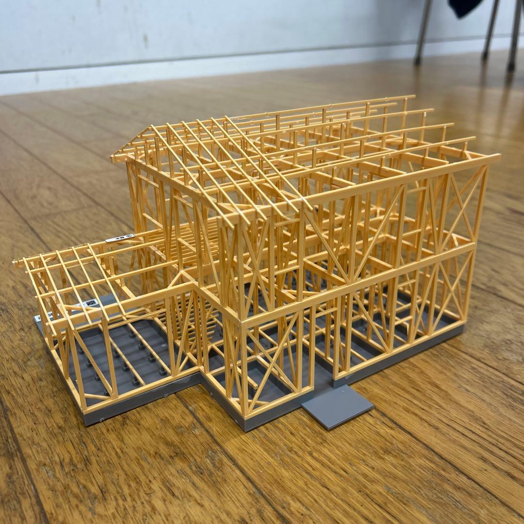 木造軸組模型（1/50）　リニューアル版　総合資格学院　木造軸組模型
