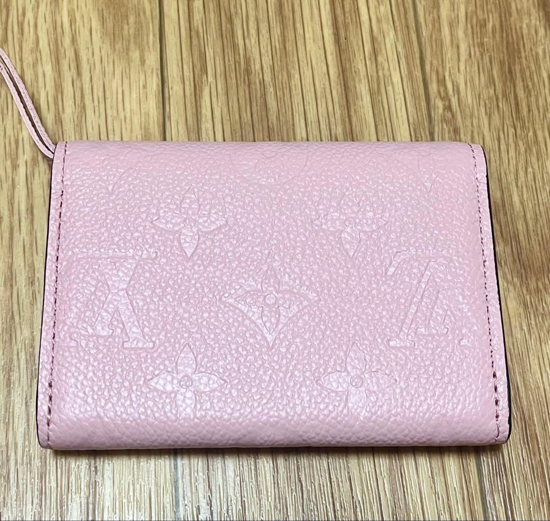 【超美品】ルイヴィトンポルトモネロザリ モノグラムコンパクトウォレット