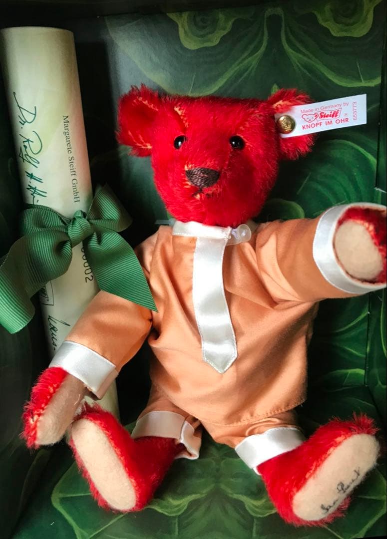 レア番ペア☆ シュタイフ ウィットニー限定 ヘンダーソン と ベビーアルフォンゾ