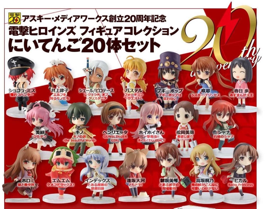 電撃ヒロインズ フィギュア 20周年記念セット