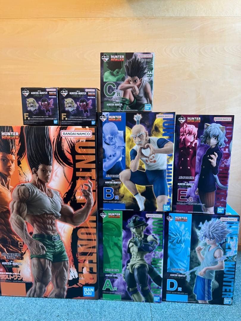 ハンターハンター 一番くじ　フィギュア　コンプセット おまけ付き