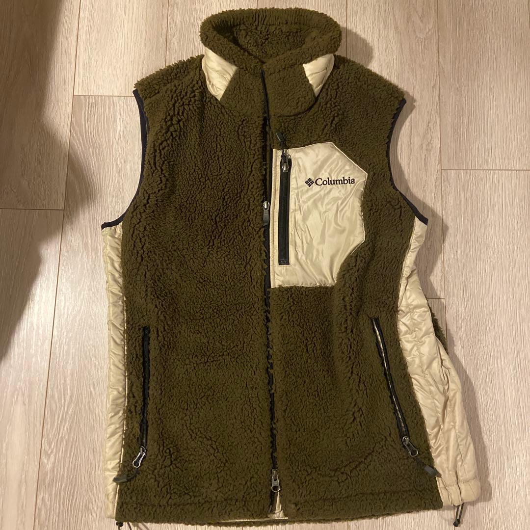 Columbia アーチャーリッジベスト Lサイズ オリーブ/ベージュ