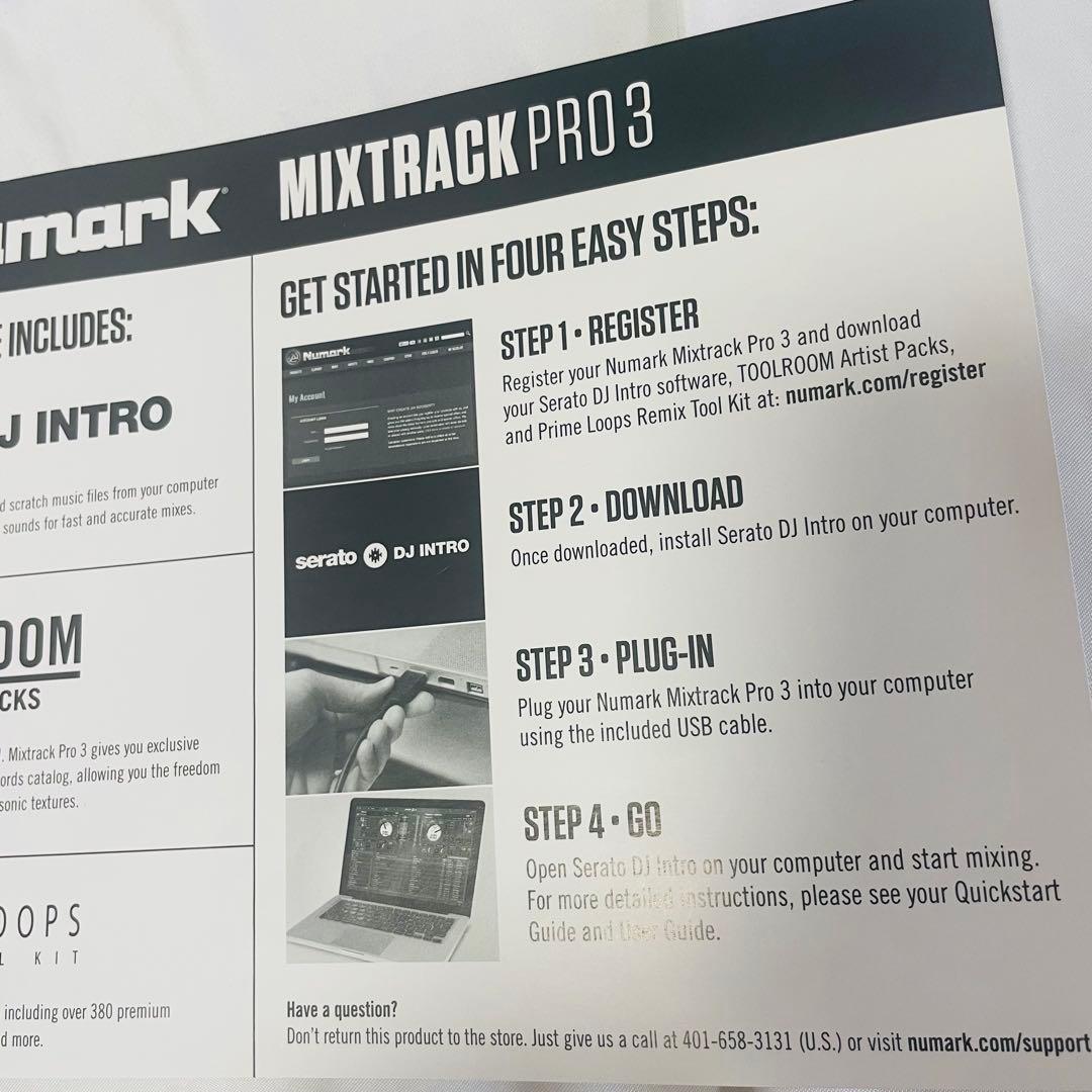 Numark Mixtrack Pro 3 DJコントローラー 美品 箱・説明書