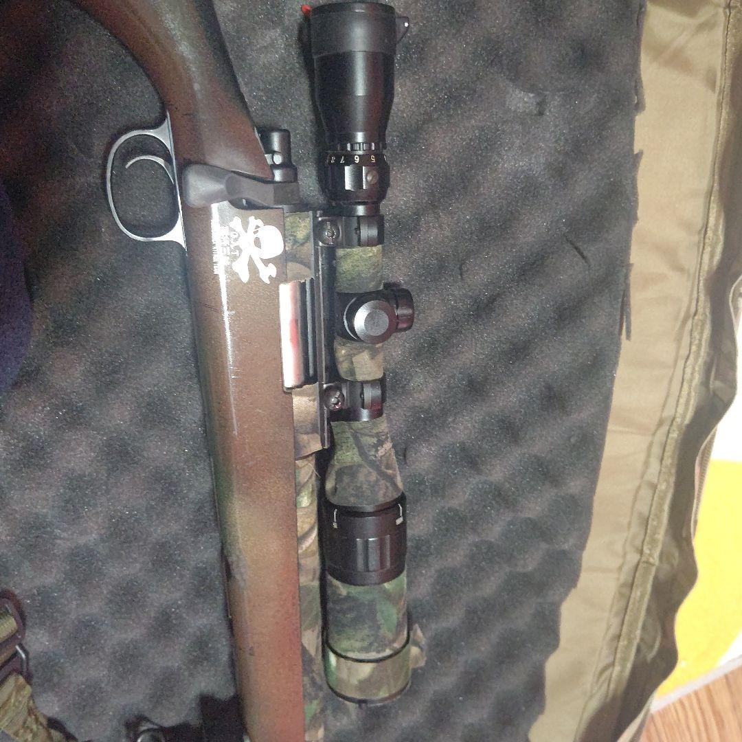 迷彩ライフルケースVSR–10本体、スコープ