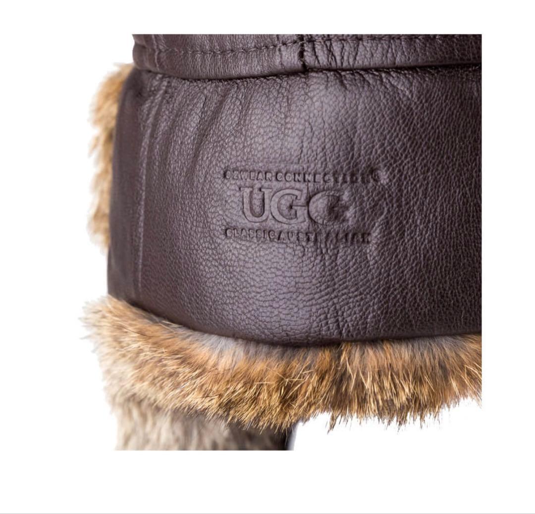 UGG ラビットファー アビエイターハット