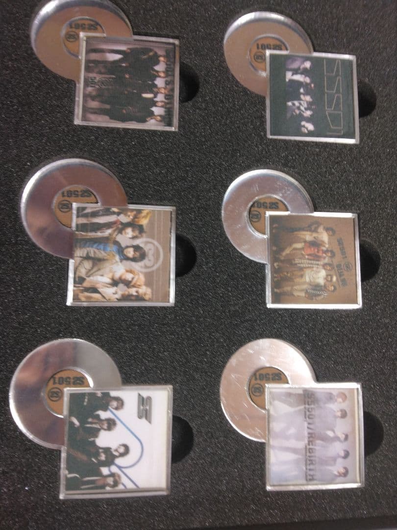 SS501 公式グッズ Album Collection ブローチセット