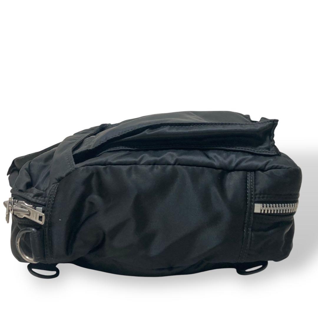 【美品】ポーター　タンカー　2way ビジネスバッグ　ショルダー　ナイロン　黒