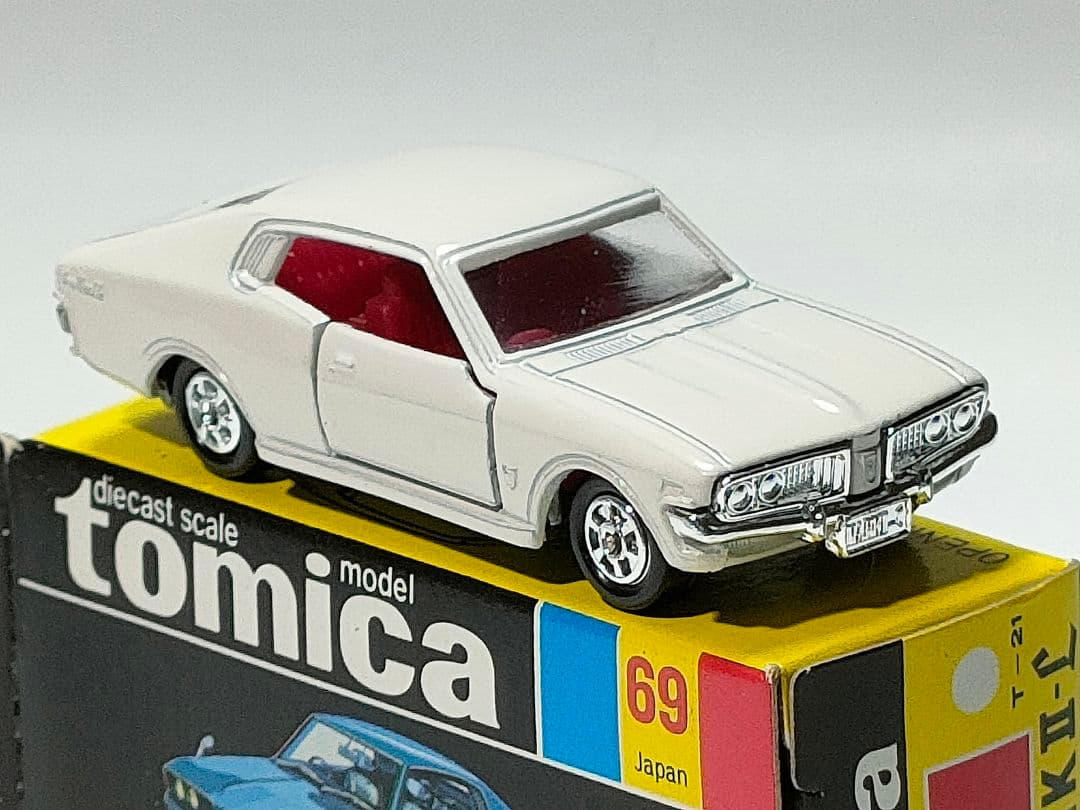 黒箱トミカ69　コロナマークⅡ-L　1E　美品　日本製　デッドストック