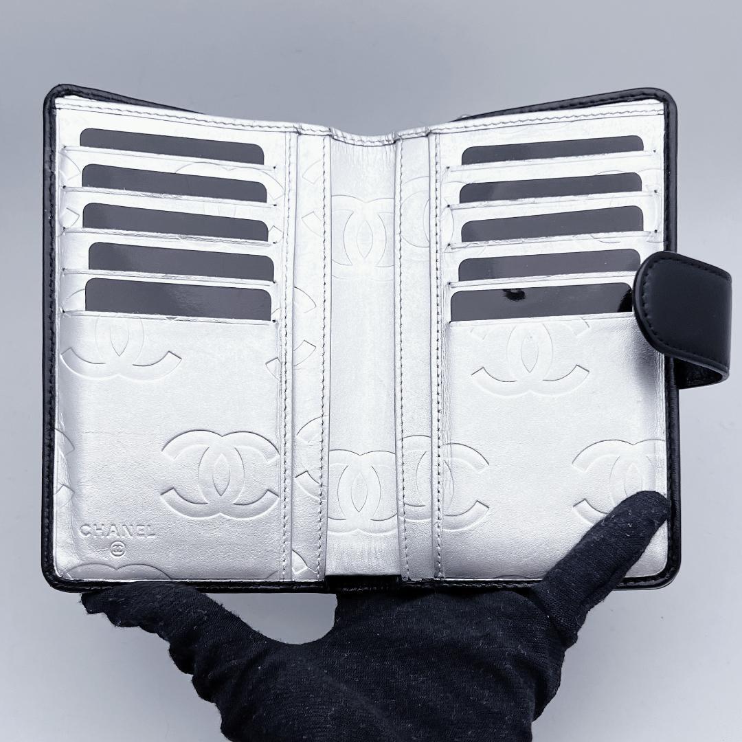 開運財布！新品未使用 シャネル カンボンライン 黒 財布 正規品保証2884