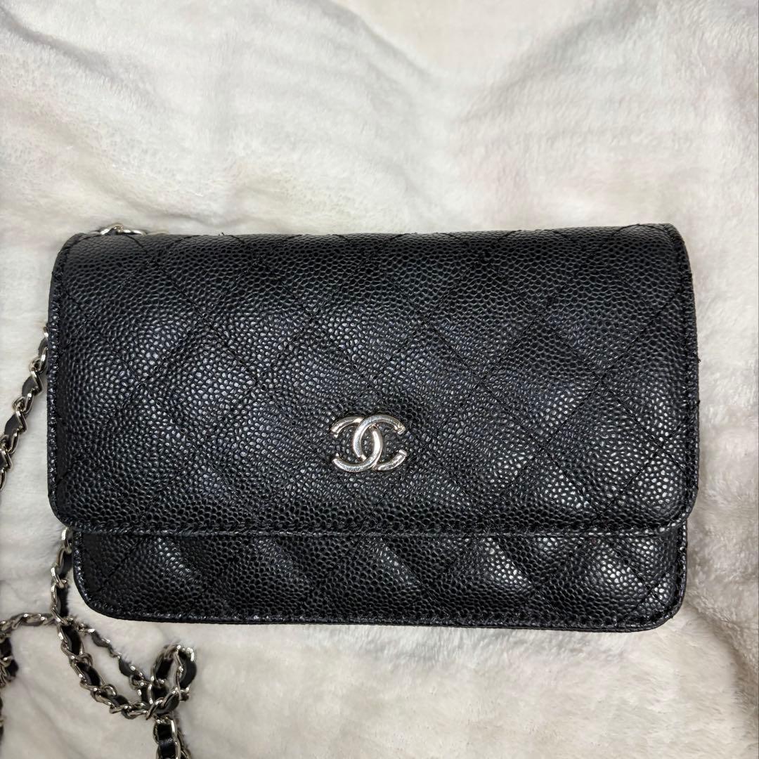 CHANEL 黒 キルティング ショルダーバッグ ノベルティ