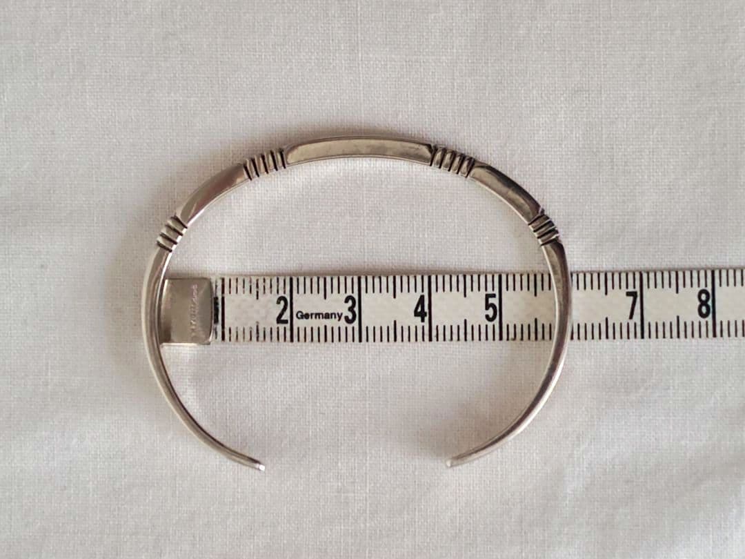 ジュリアン ネズ NAVAJO ナバホ シルバー 14K バングル ブレスレット