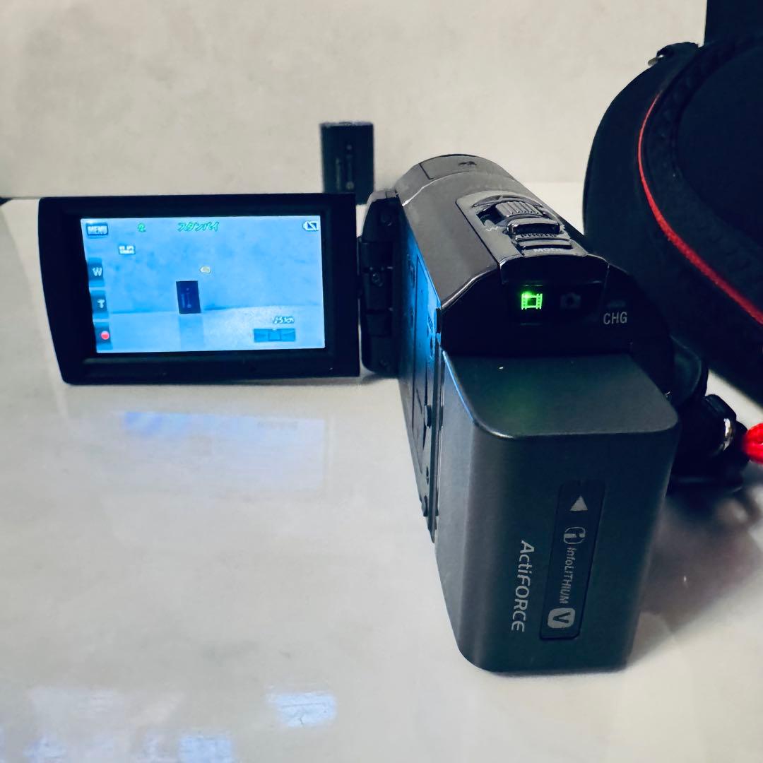 【美品】SONY HDR-CX590V ビデオカメラ 本体＋バッテリー2個