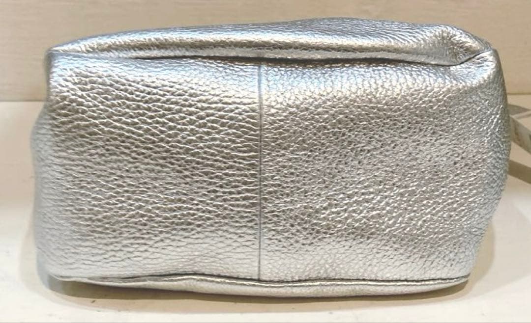 【美品】MARCO MASI ボックストートバッグ　2way シルバー