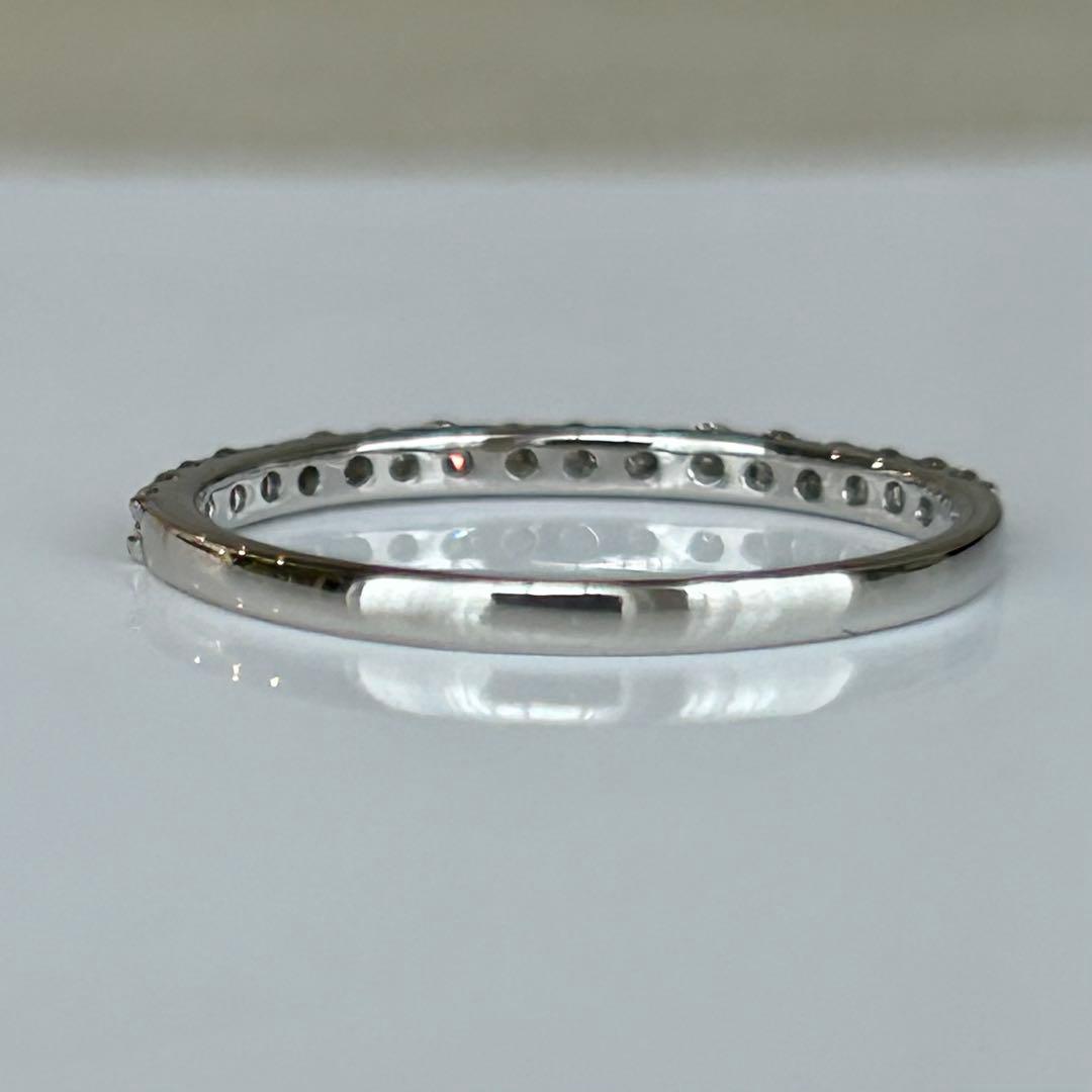 プラチナ　ダイヤモンド　リング　ハーフエタニティ　Pt900
