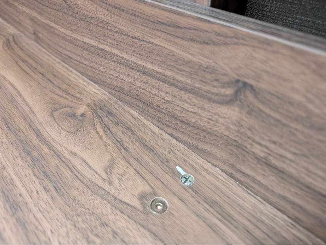 【送料込】LOWYA ベッドフレーム ウォルナット