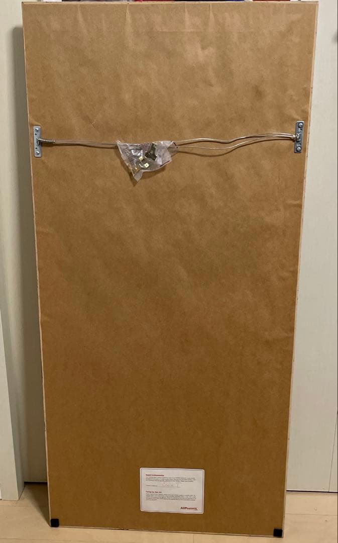 ミュシャ 桜草 豪華額装&大型 48cm x 100cm