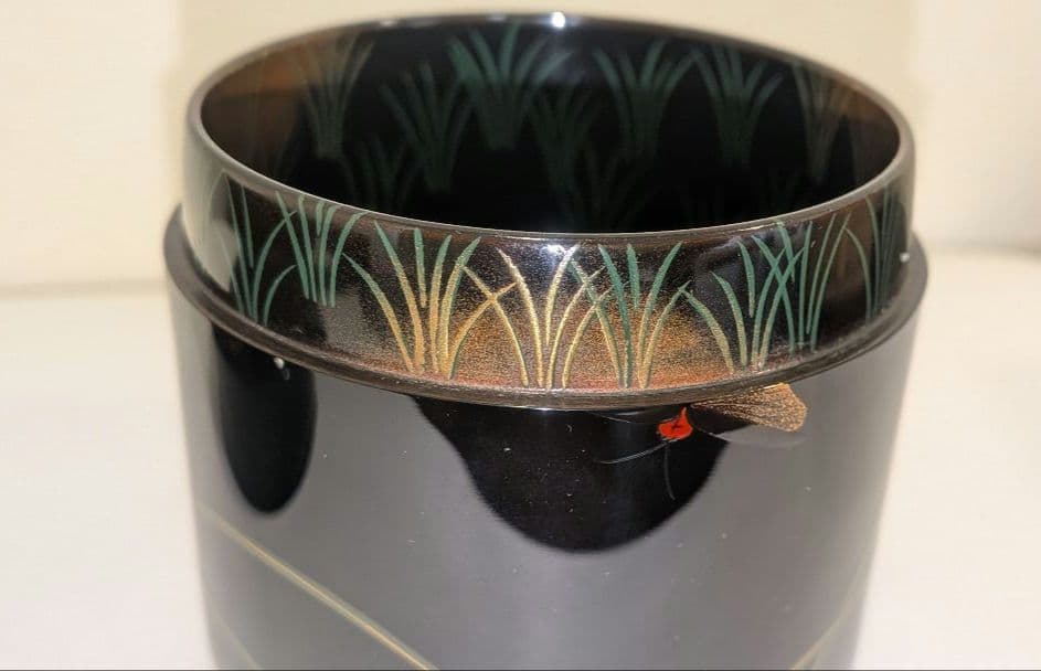 『蛍早苗』吹雪　即中斎好写　二代前端春斎　蒔絵茶道具表千家宗伴書付的々斉前端春斉