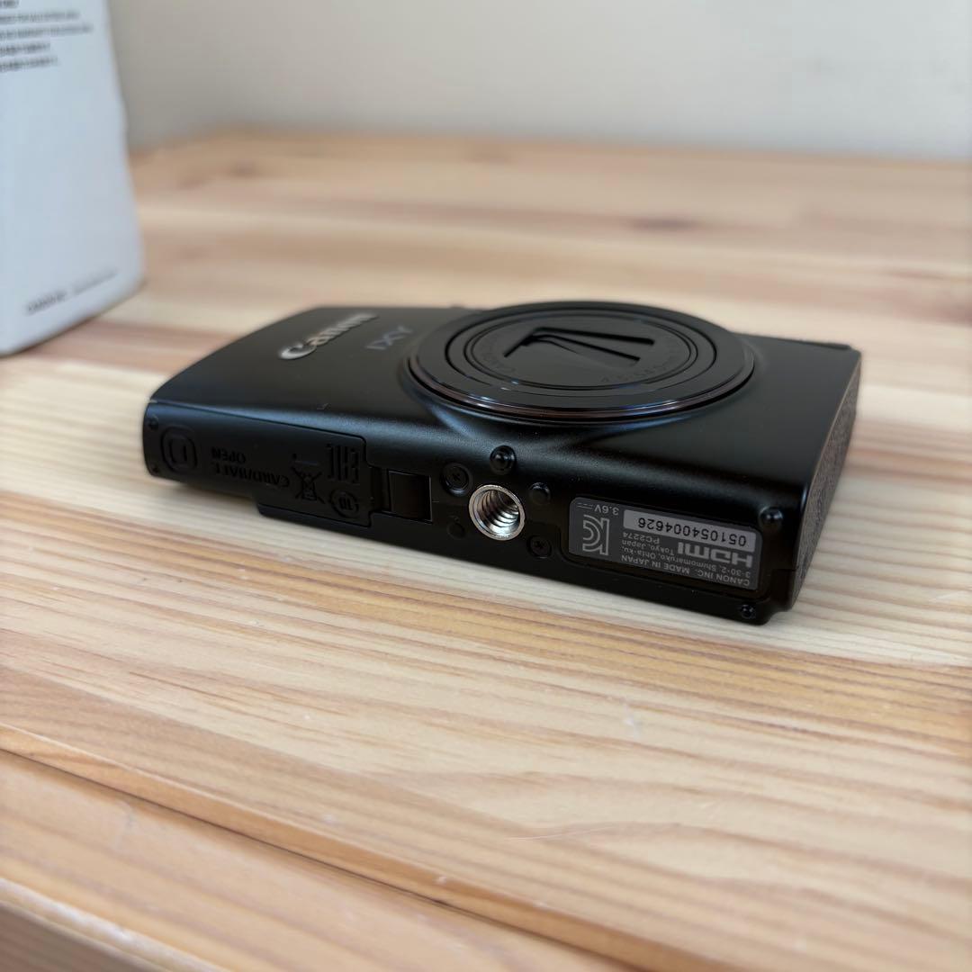 極美品　Canon キャノン　コンパクトデジタルカメラ　IXY 650 ブラック