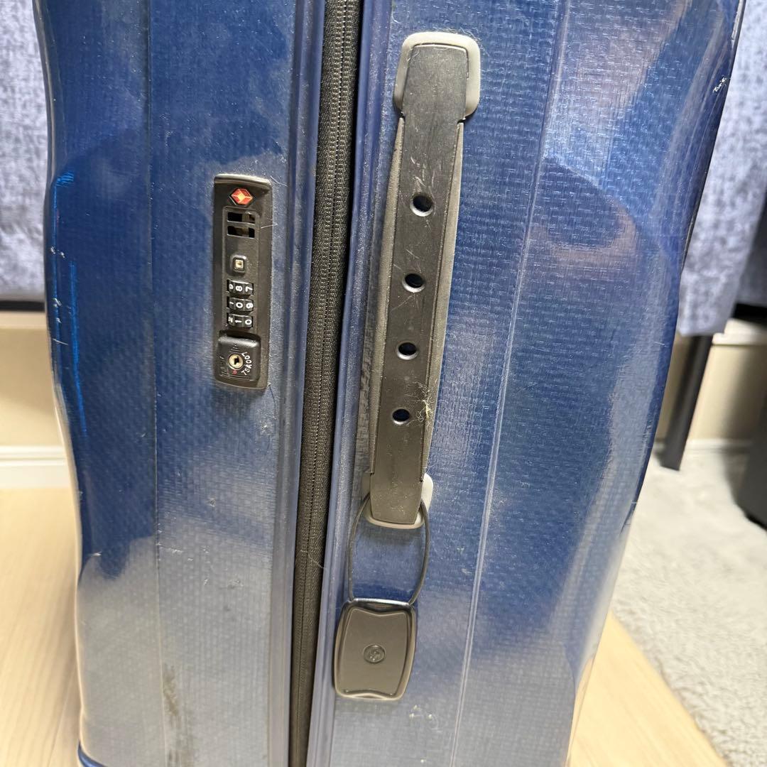 【中古】samsonite サムソナイト 1910 スーツケース 青 ブルー