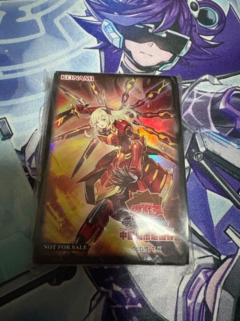 未開封　遊戯王　閃刀姬カガリ　スリーブ　70枚入り