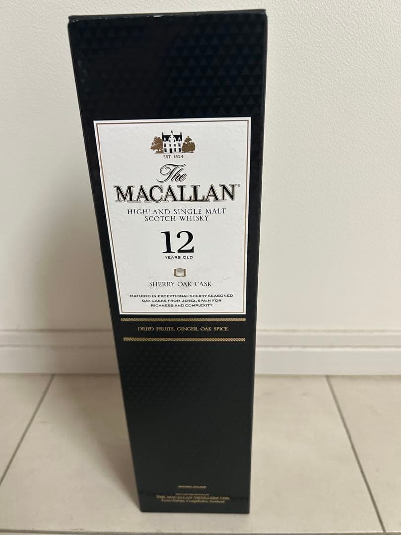 MACALLAN 12年 シングルモルトウイスキー 700ml シェリーオーク