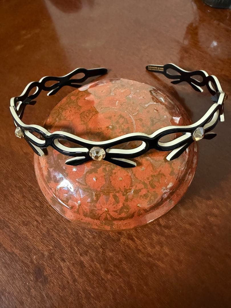 美品アレクサンドル ドゥ パリ リボンカチューシャ