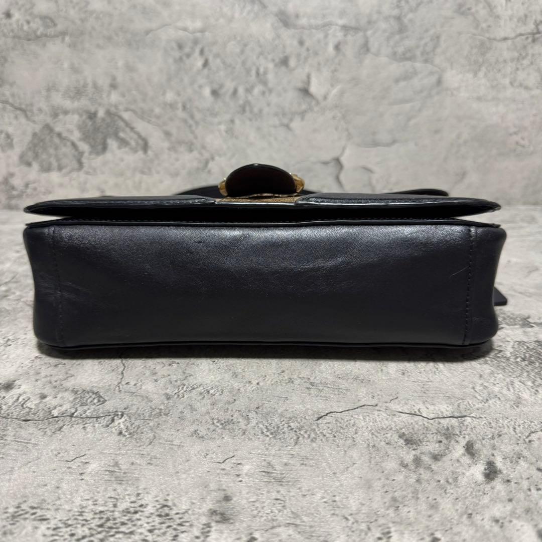 美品✨️コーチ ワンショルダーバッグ ジョージー レザー スタッズ 茶 5605