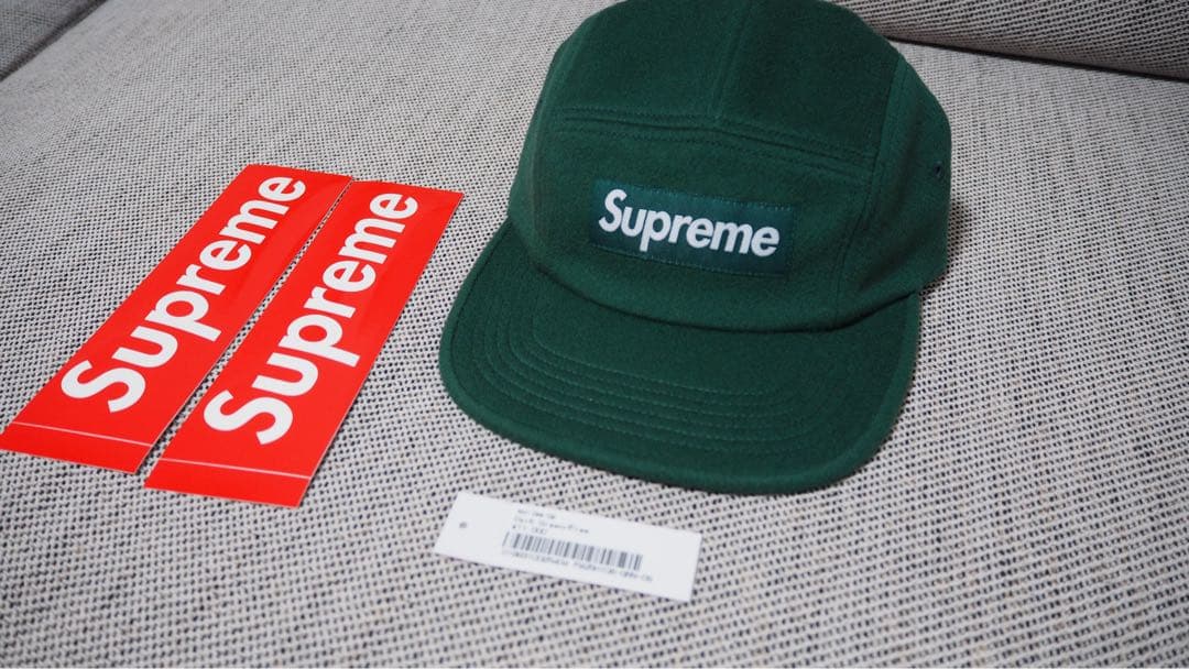 帽子 Supreme 25FW Wool Camp Cap Dark Green