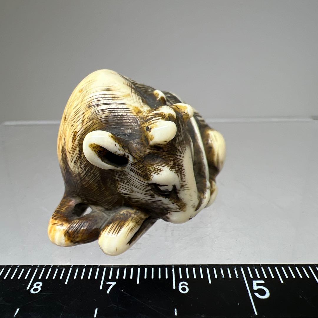 極上　喜久銘　牛根付　27g 東Y8-0114☆2F