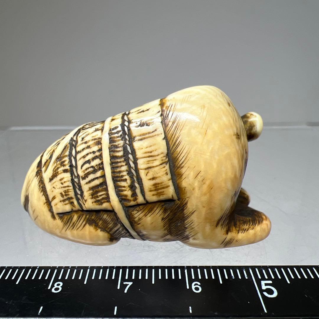 極上　喜久銘　牛根付　27g 東Y8-0114☆2F