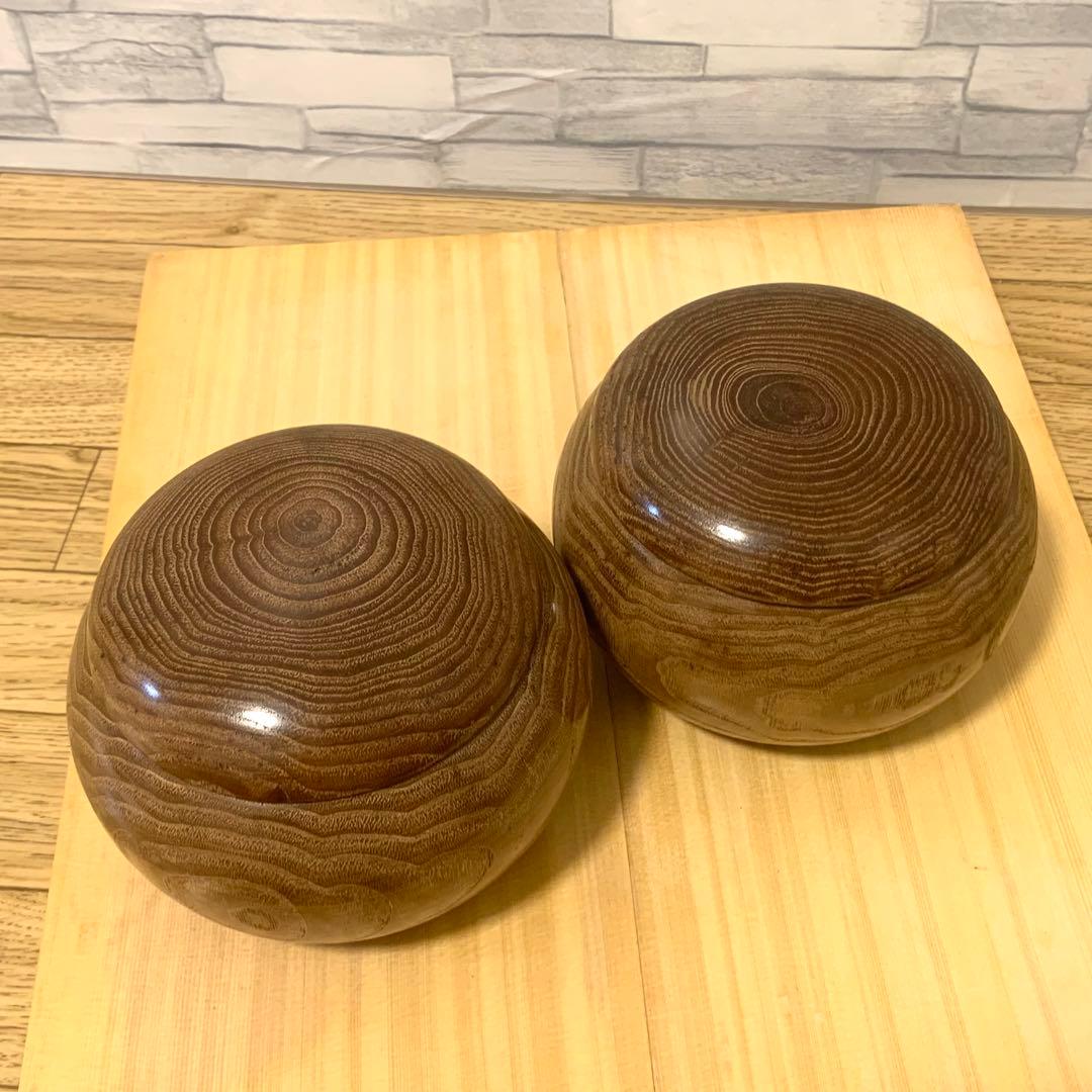 超美品 日向特製蛤碁石 貴重厳選雪印のみ 28号 栗碁笥セット 白181黒182