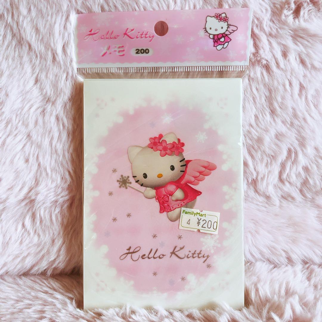 希少レア　ハローキティ　エンジェル　ピンク　レターセット　メモ　2001 レトロ