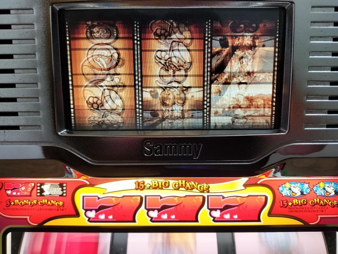 【パチスロ実機】サミー★ベティ・ブープS【オートプレイ付不要機付】４号機