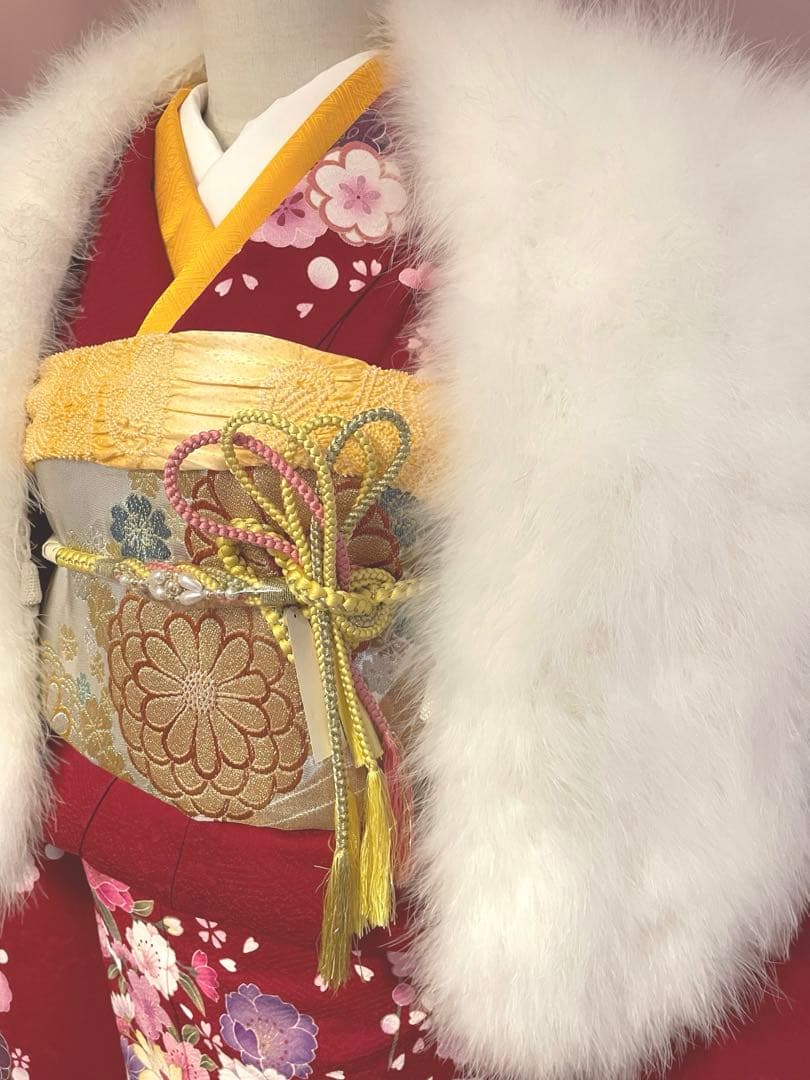 ちゃ.✿.*✴︎①成人式　振袖　ふりそで　着物　振り袖フルセット可能