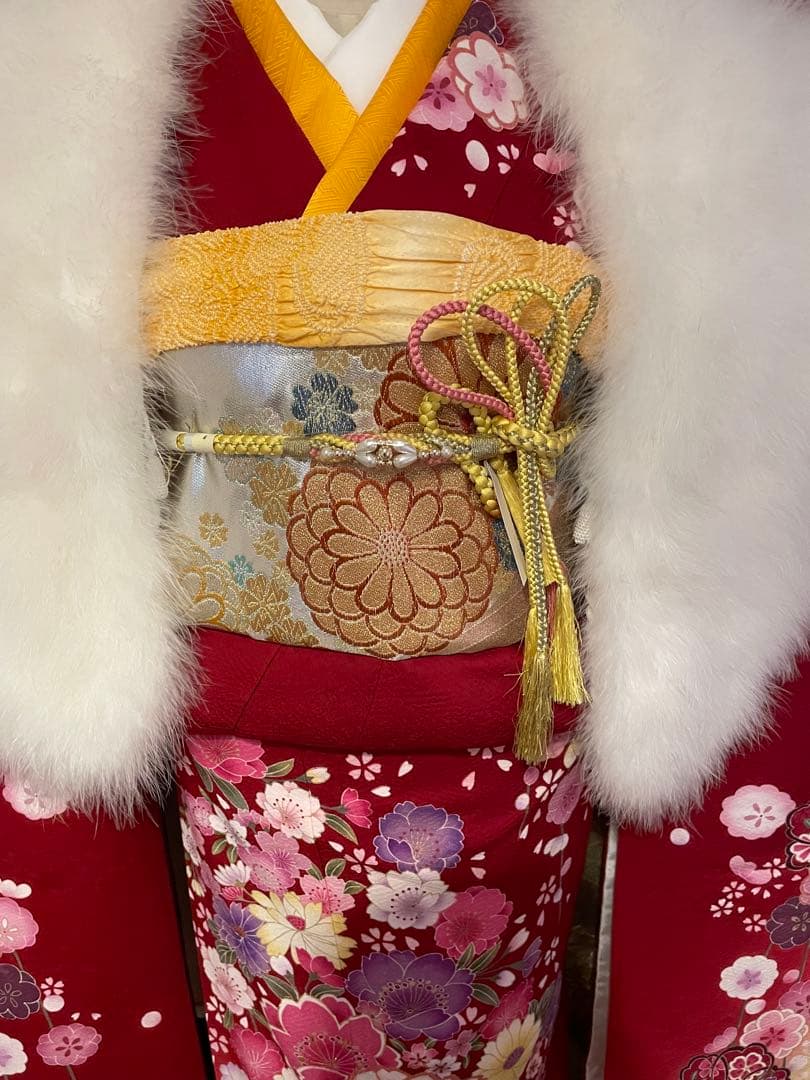 ちゃ.✿.*✴︎①成人式　振袖　ふりそで　着物　振り袖フルセット可能
