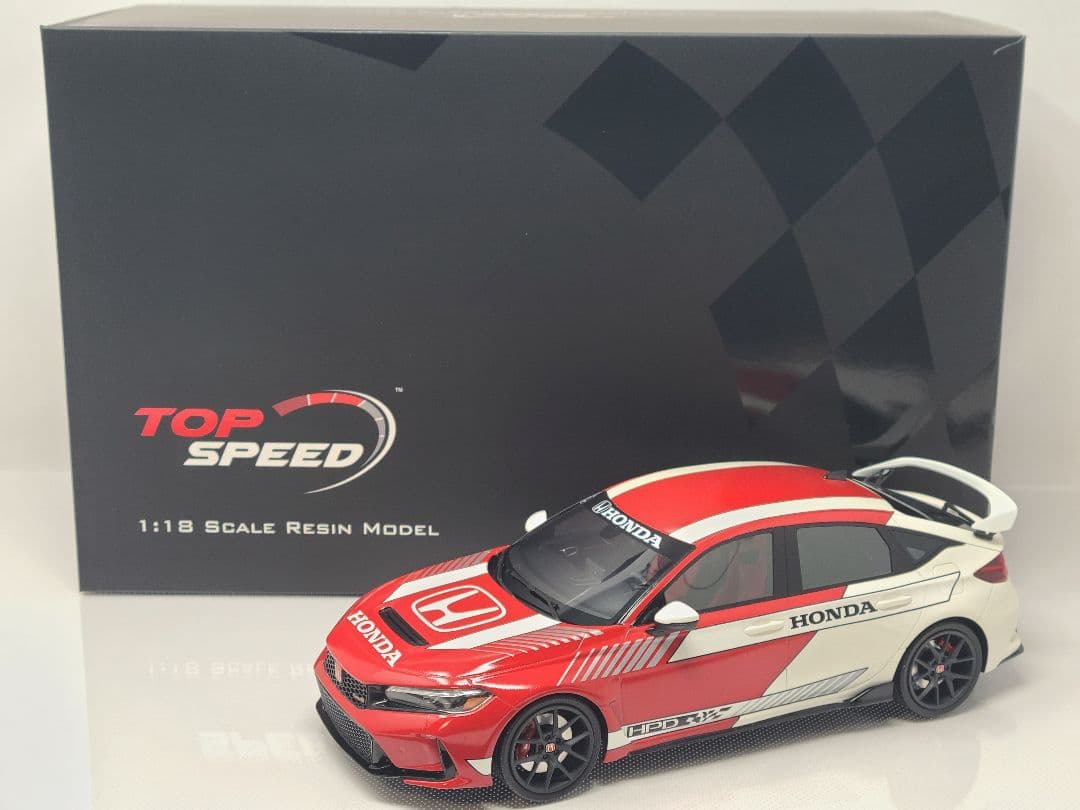ミニカー 1/18 Honda Civic Type R 2023 #1 pace car