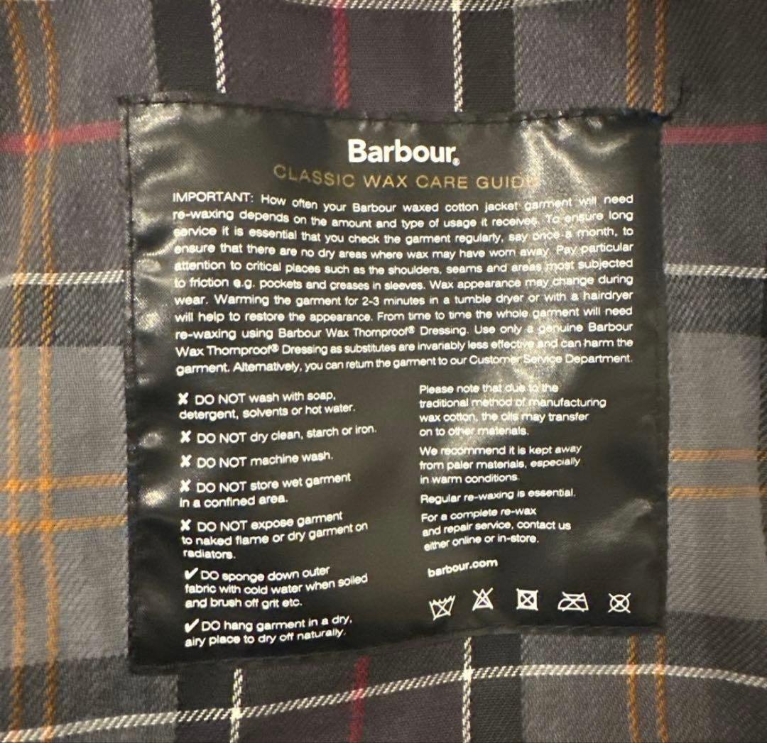 Barbour SPEY WAX JACKET ブラック　Lサイズ