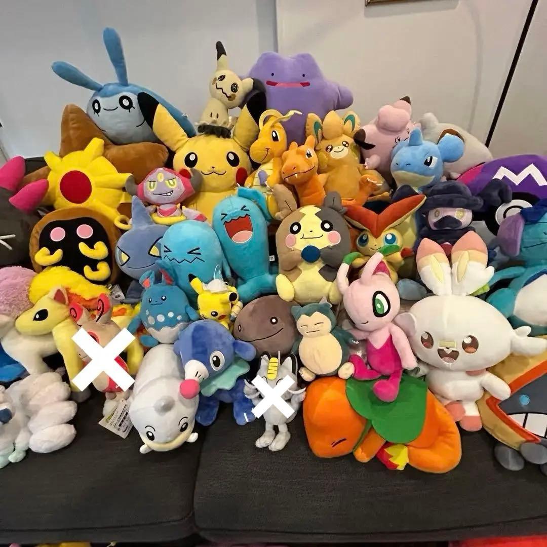 ポケモンぬいぐるみ　51点　大量まとめ売りセット　単品売り可能　No.958