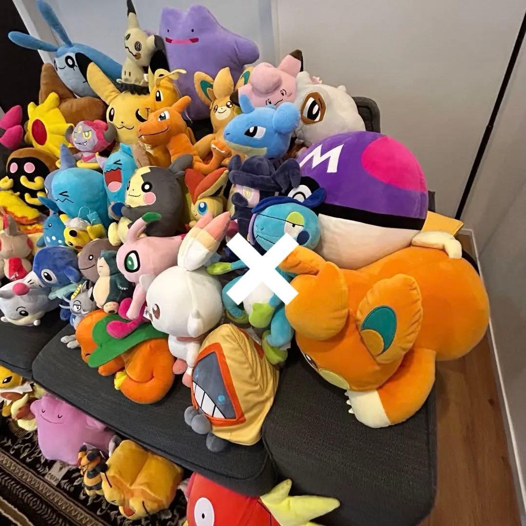 ポケモンぬいぐるみ　51点　大量まとめ売りセット　単品売り可能　No.958