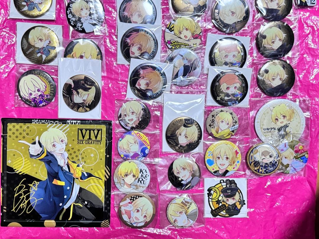 ツキウタ。 師走駆 缶バッジ クリアシート コースター 缶バッジ アクリルボード