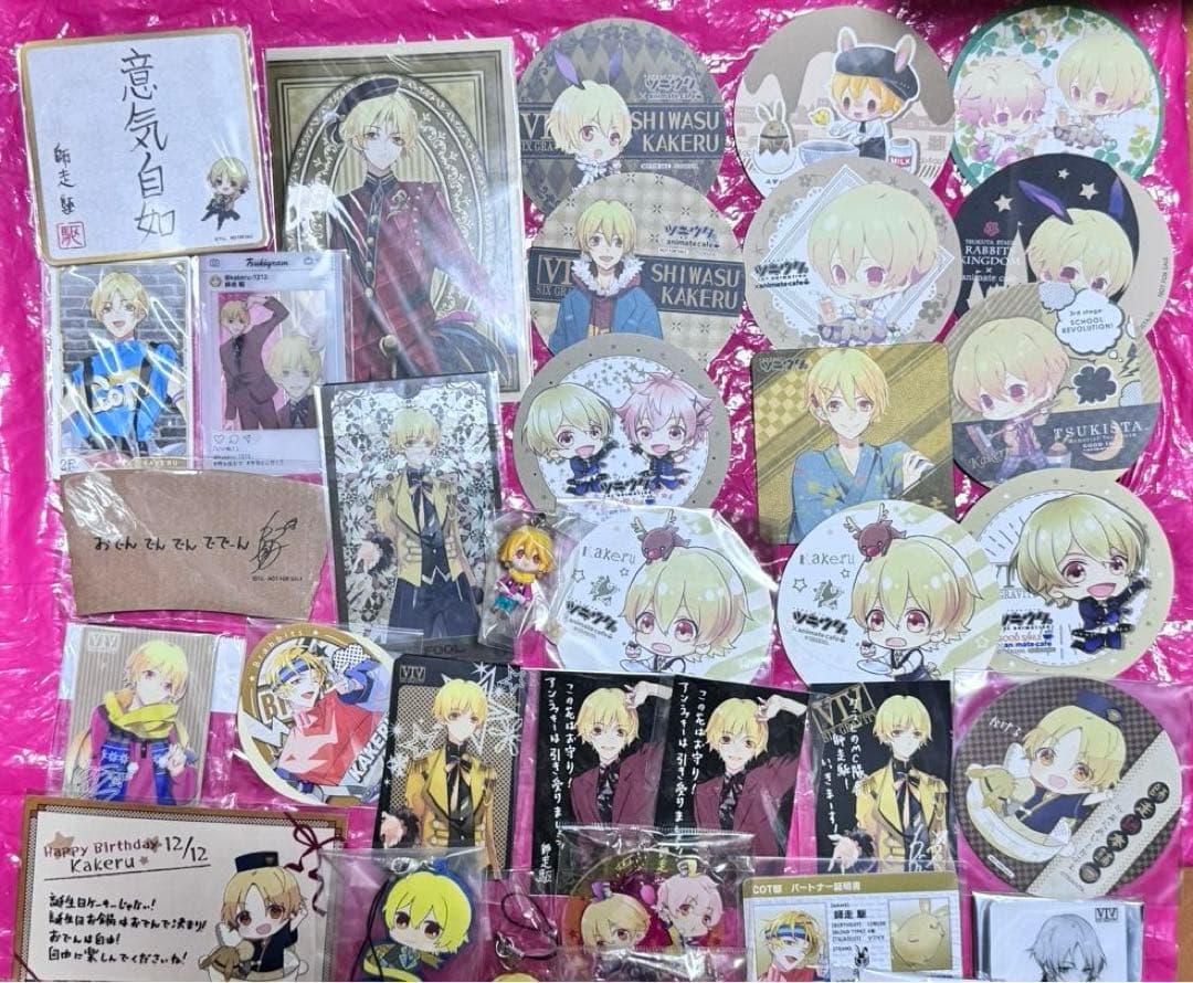 ツキウタ。 師走駆 缶バッジ クリアシート コースター 缶バッジ アクリルボード