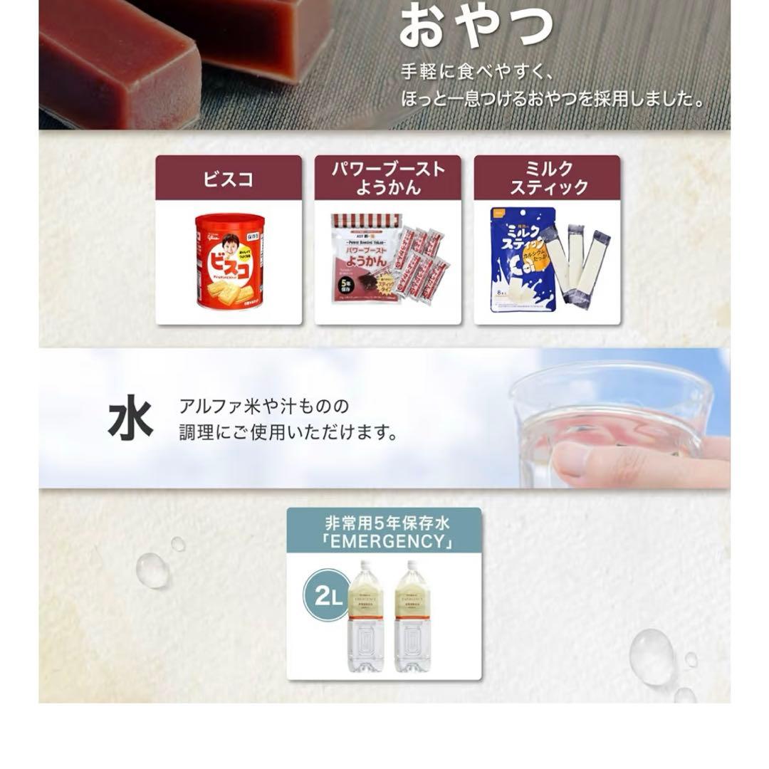 長期保存の非常食セット 栄養バランス 心も身体も満たされる非常食セット 7日分