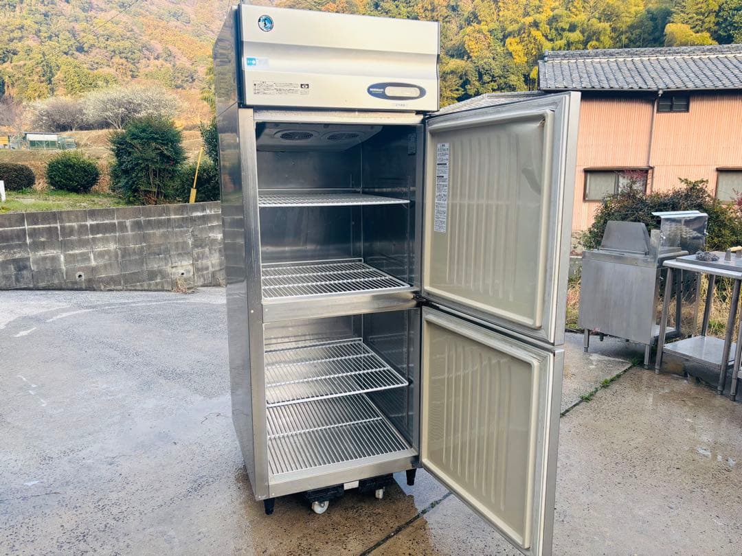 M8★ホシザキ★2ドア冷凍庫 業務用 中古 キズ有 単相100v 50/60Hz